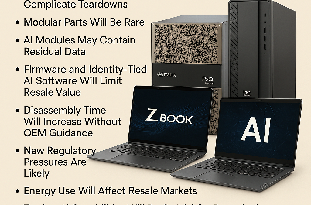 AI PCs: 10 Things ITADs and Recyclers Should Expect Four Years from Now, Setting Aside Tariff Drama